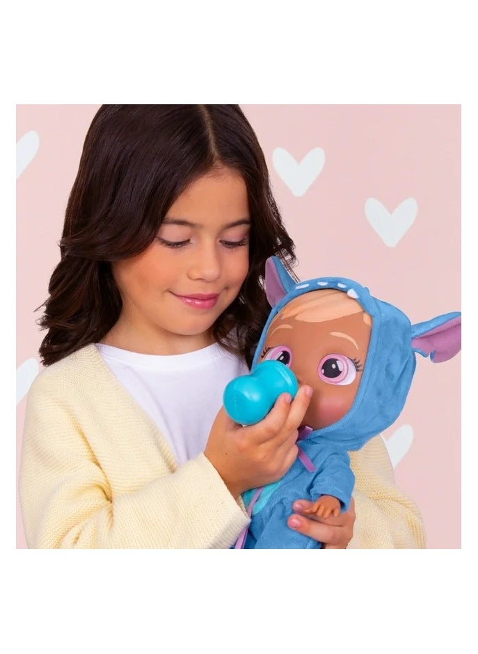 Cry Babies Disney Stitch, Battery Operated | Interactive Doll | Makes 10+ Realistic Baby Sounds | Cries Real Tears | Nurturing and Imaginative Play | Sensory Development