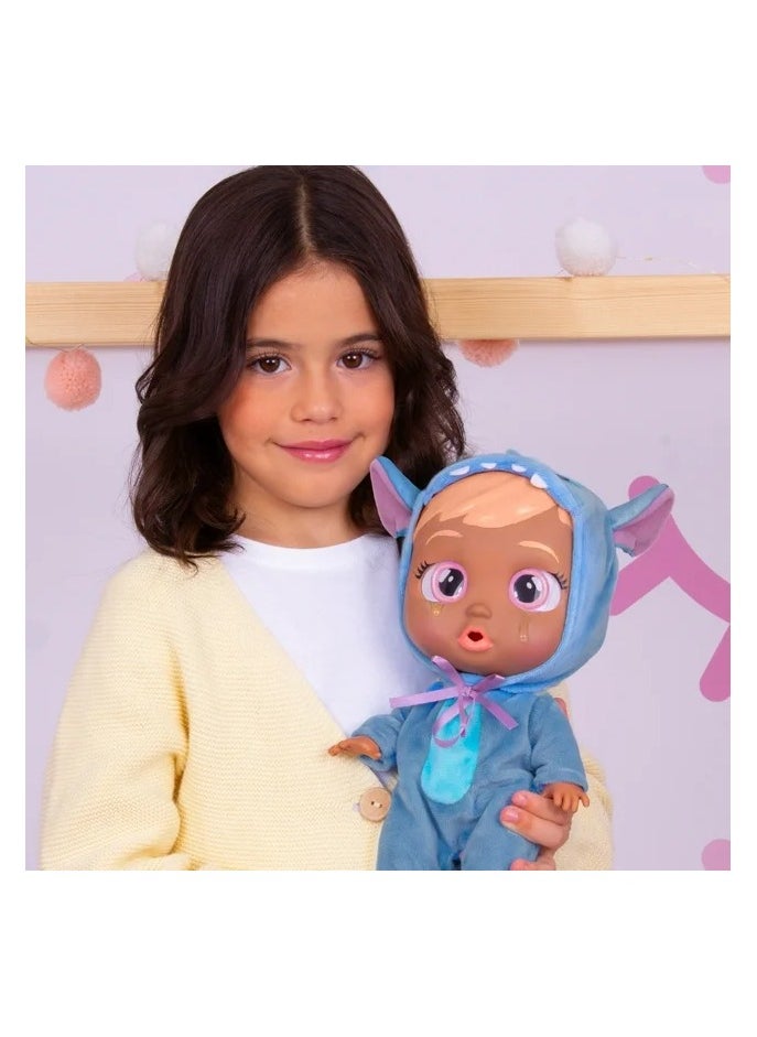 Cry Babies Disney Stitch, Battery Operated | Interactive Doll | Makes 10+ Realistic Baby Sounds | Cries Real Tears | Nurturing and Imaginative Play | Sensory Development