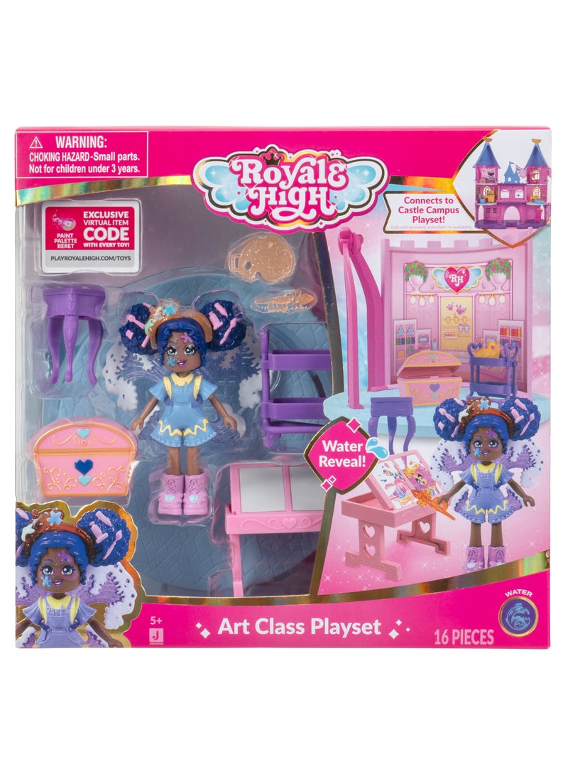 Royale High Mini Playset 3-Inches, Assorted 1 Piece (Style & Color May Vary) | Exclusive Virtual Item Code Included | Collectable Figure | Fashion Doll | For Fans, Gamers & Collectors! | Official Licensed Product