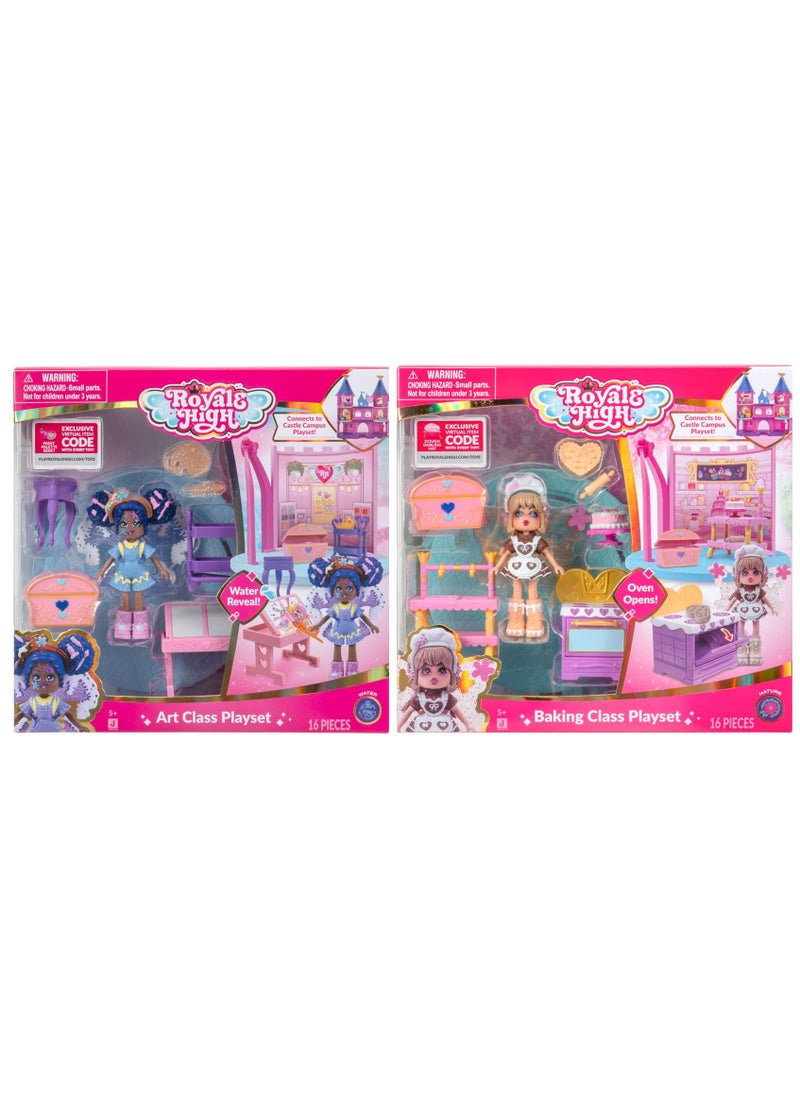 Royale High Mini Playset 3-Inches, Assorted 1 Piece (Style & Color May Vary) | Exclusive Virtual Item Code Included | Collectable Figure | Fashion Doll | For Fans, Gamers & Collectors! | Official Licensed Product