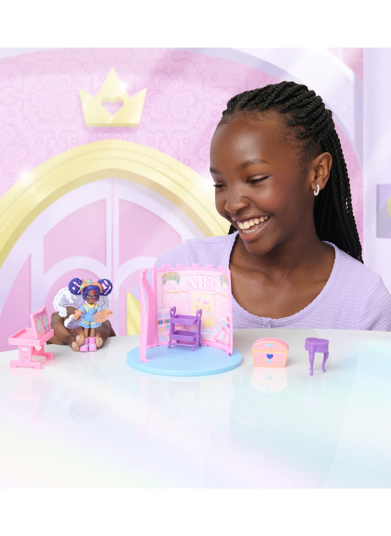 Royale High Mini Playset 3-Inches, Assorted 1 Piece (Style & Color May Vary) | Exclusive Virtual Item Code Included | Collectable Figure | Fashion Doll | For Fans, Gamers & Collectors! | Official Licensed Product