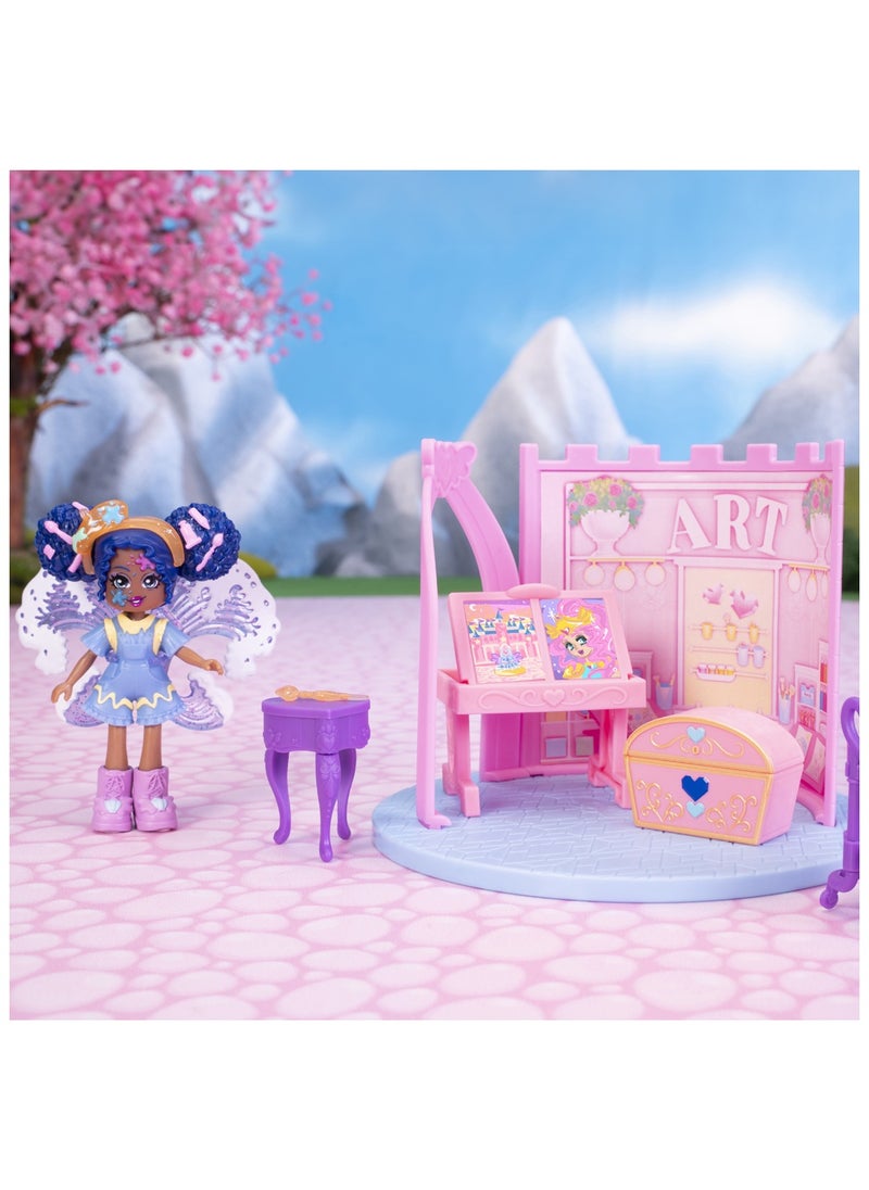 Royale High Mini Playset 3-Inches, Assorted 1 Piece (Style & Color May Vary) | Exclusive Virtual Item Code Included | Collectable Figure | Fashion Doll | For Fans, Gamers & Collectors! | Official Licensed Product