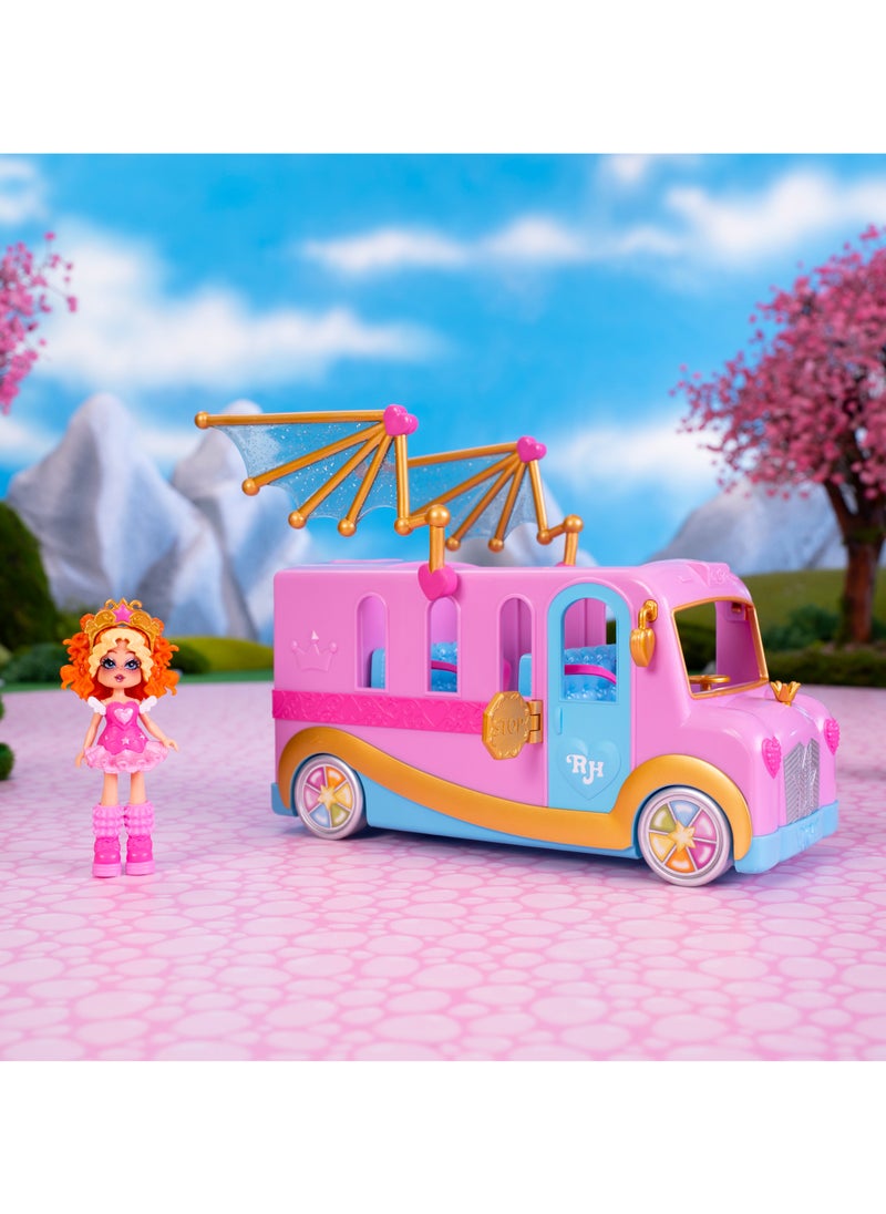 Royale High Bus & Glam Closet | Exclusive Virtual Item Code Included | Collectable Figure | Fashion Doll | For Fans, Gamers & Collectors! | Official Licensed Product