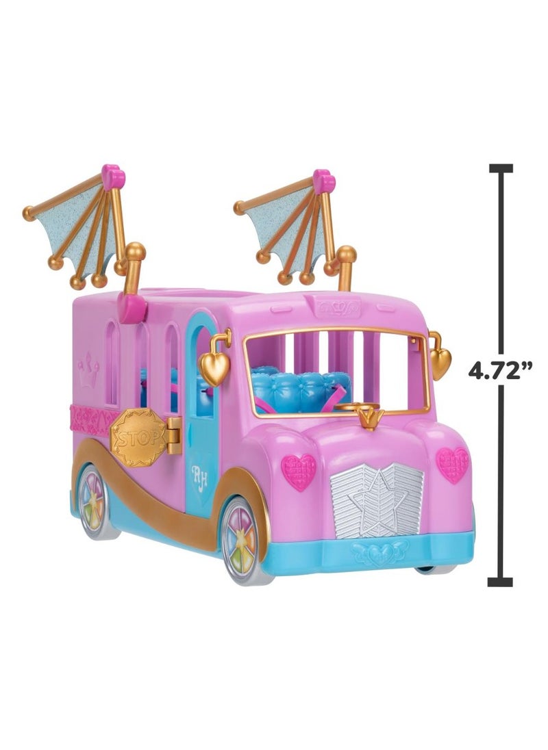 Royale High Bus & Glam Closet | Exclusive Virtual Item Code Included | Collectable Figure | Fashion Doll | For Fans, Gamers & Collectors! | Official Licensed Product