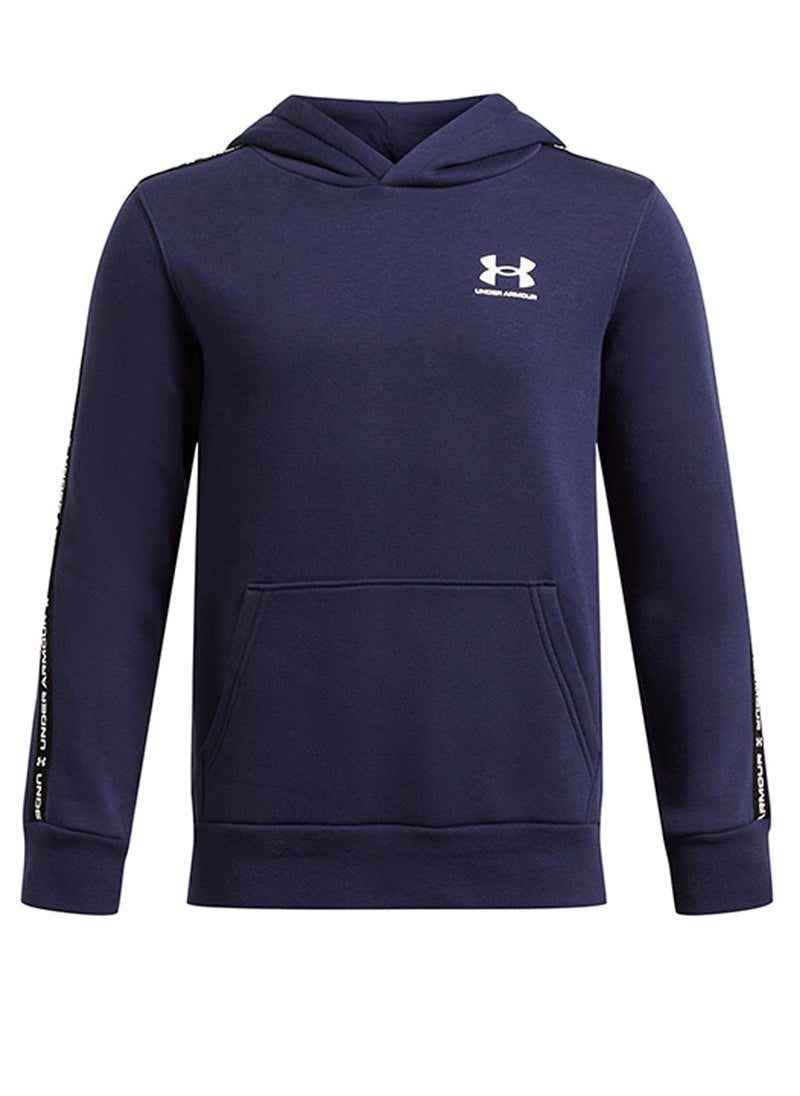 Boys' UA Icon Fleece Taping Hoodie