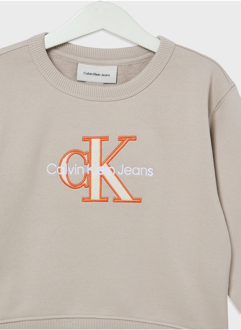 Kids Graphic Logo Sweatshirt
