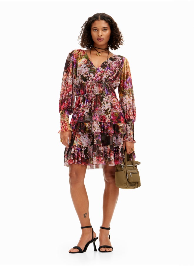 Floral Tiered Dress