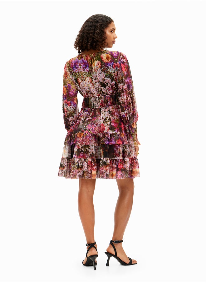 Floral Tiered Dress