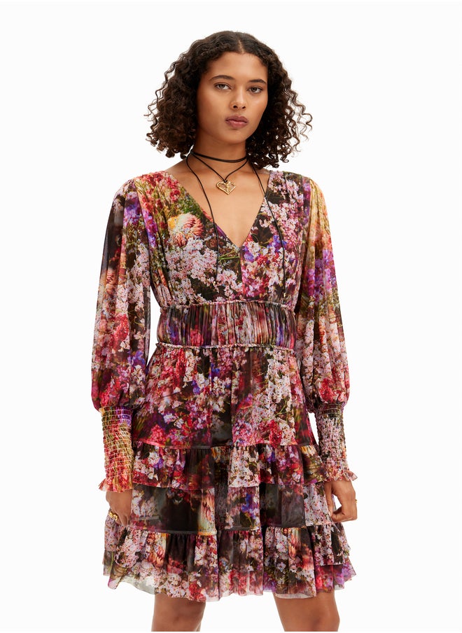 Floral Tiered Dress