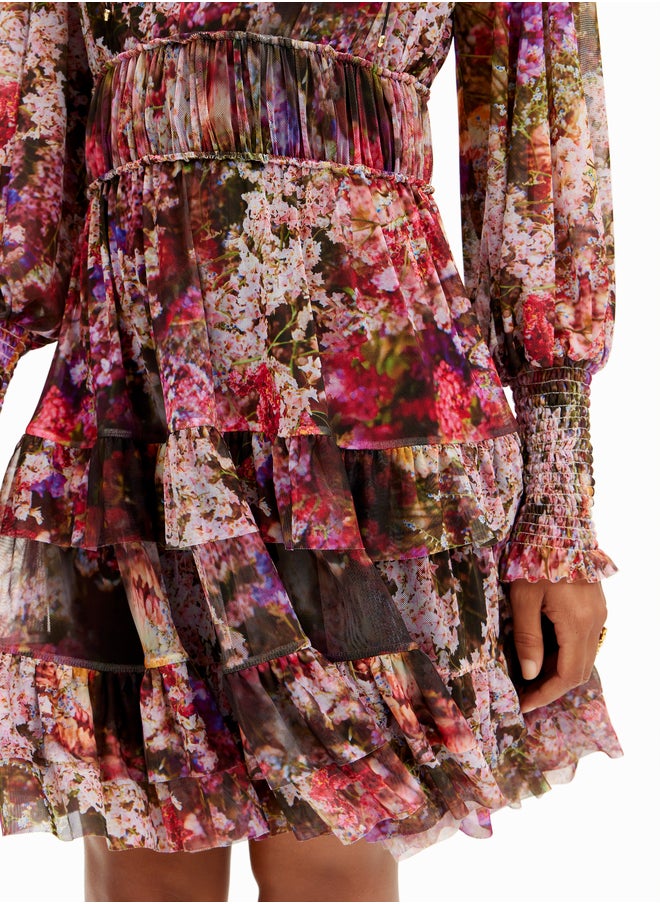 Floral Tiered Dress