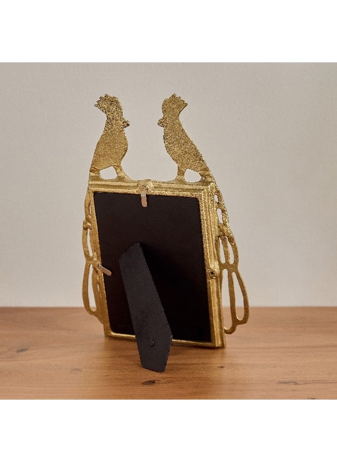 Popin Aluminium Decorative Peacock Photo Frame 29 x 22 x 2 cm