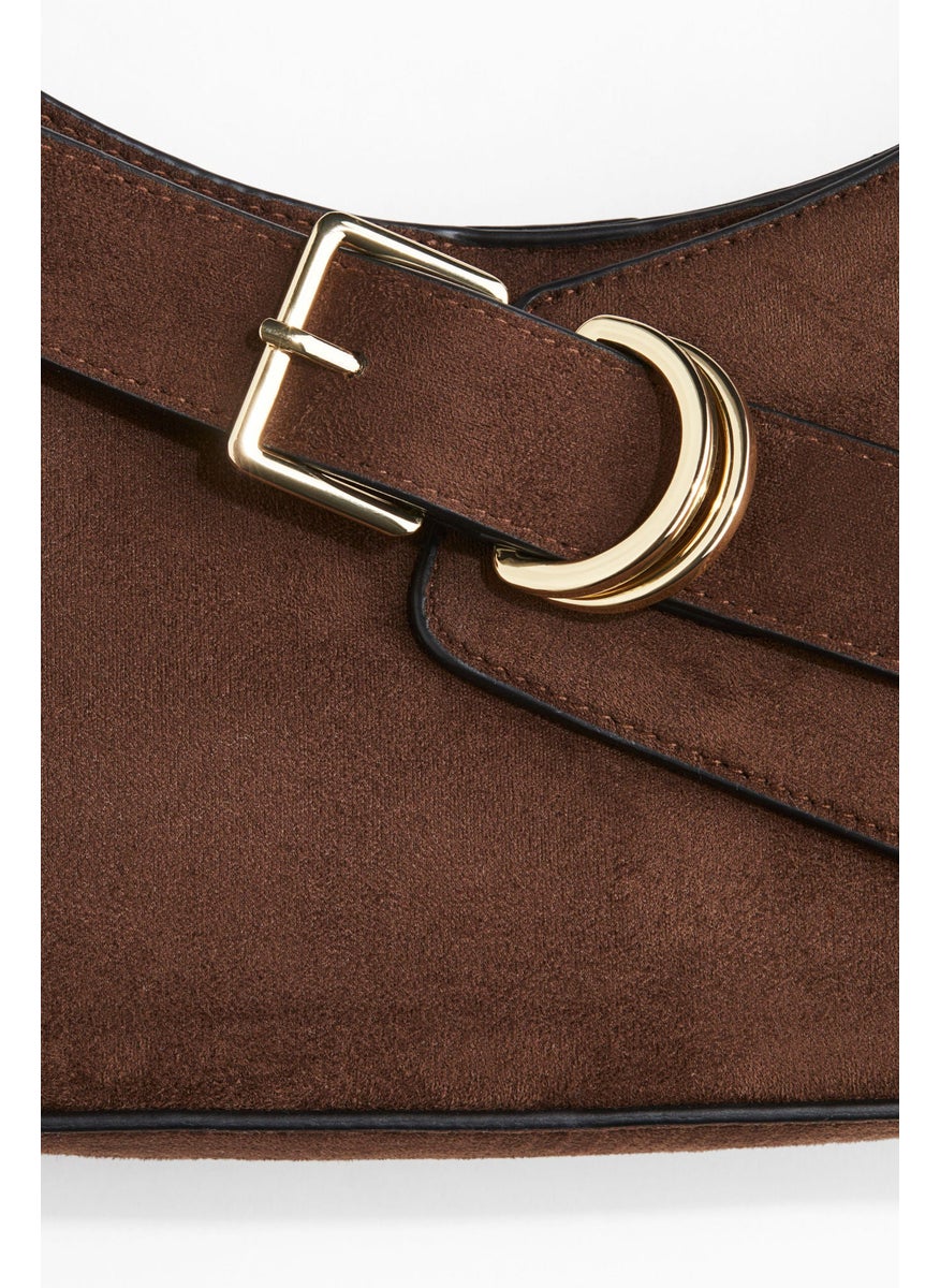 Strap-Detail Shoulder Bag