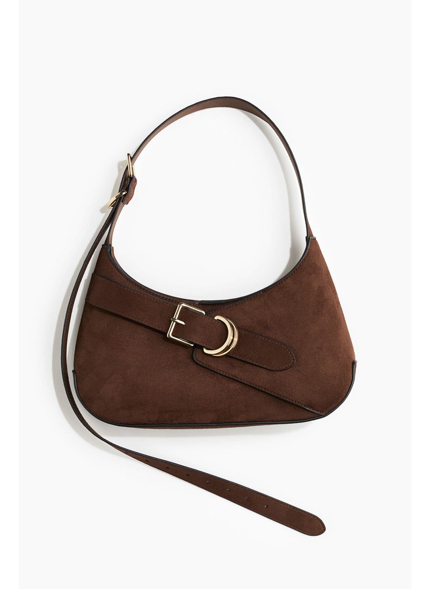 Strap-Detail Shoulder Bag
