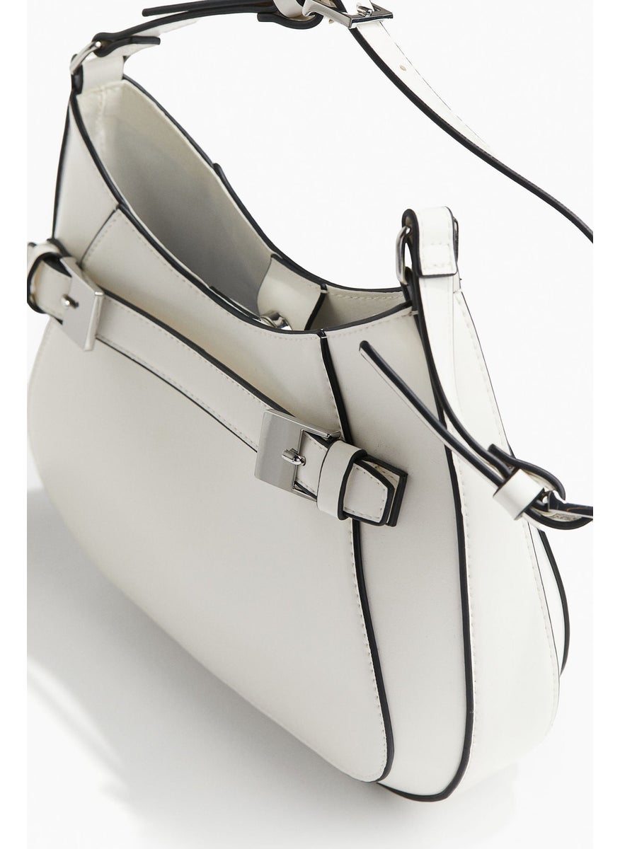 Strap-Detail Shoulder Bag