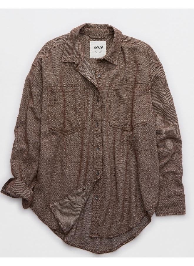 Aerie Anytime Fave Twill Shirt
