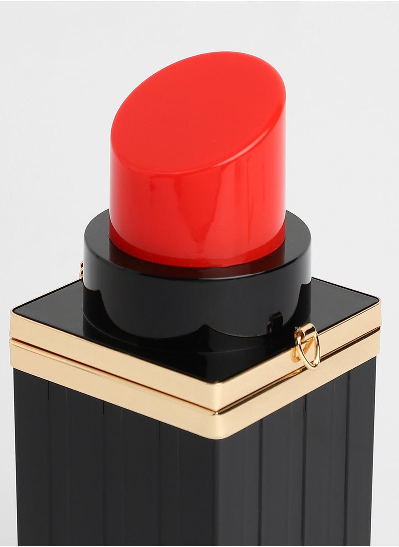 The Rouge Clutch Bag - Onyx Black