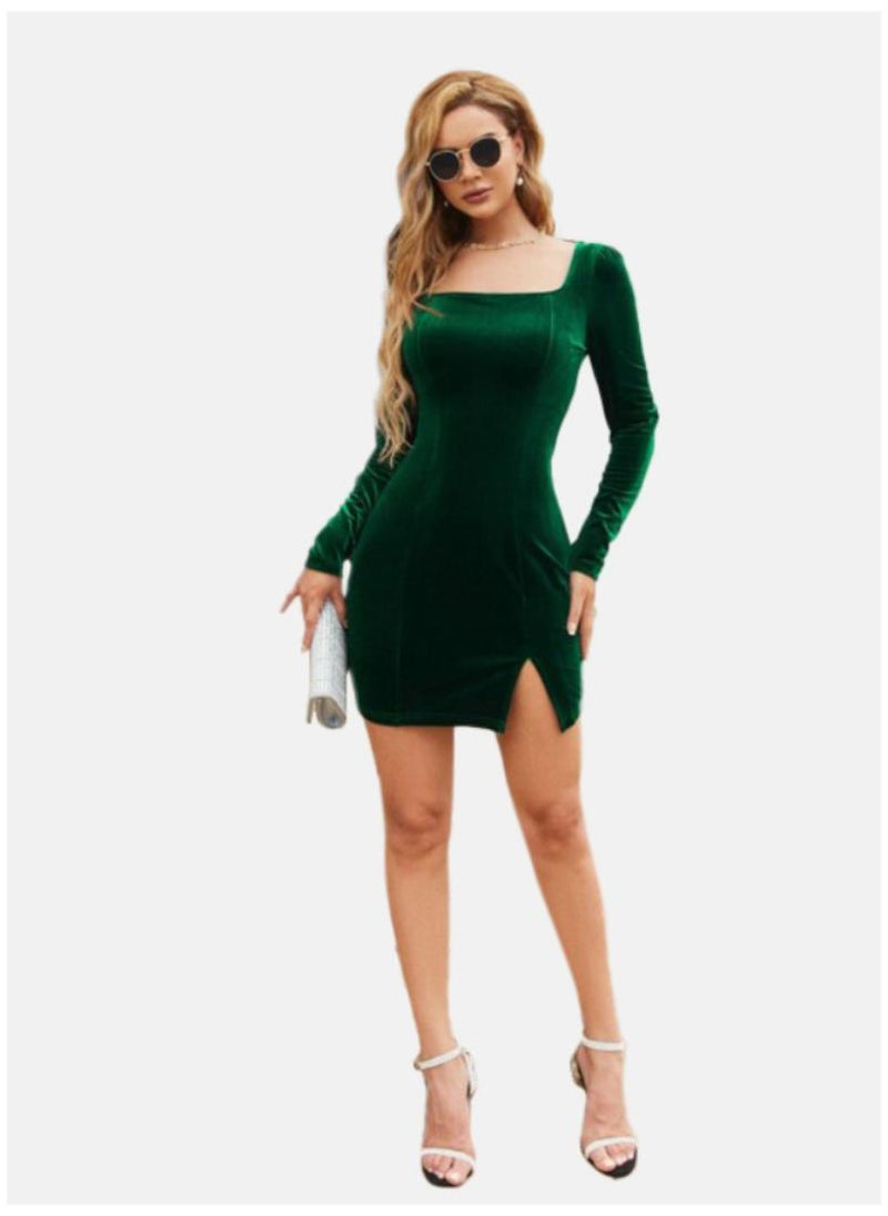 Velvet Mini Dress