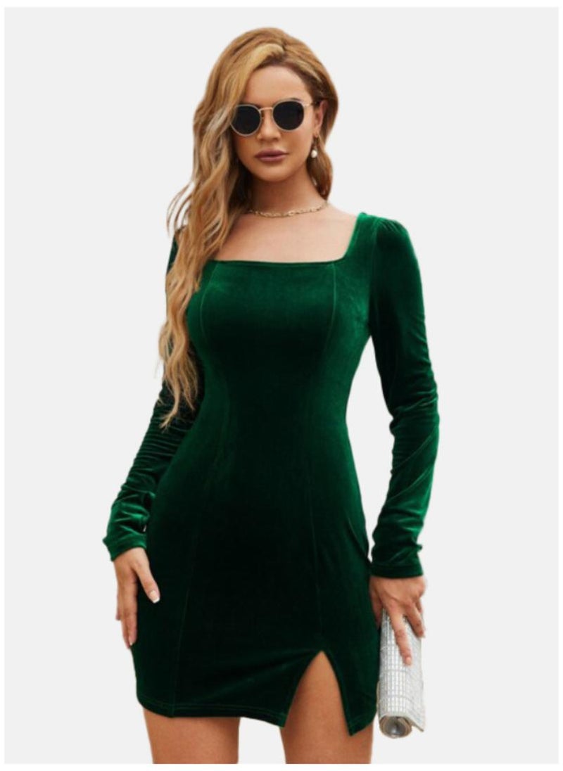 Velvet Mini Dress