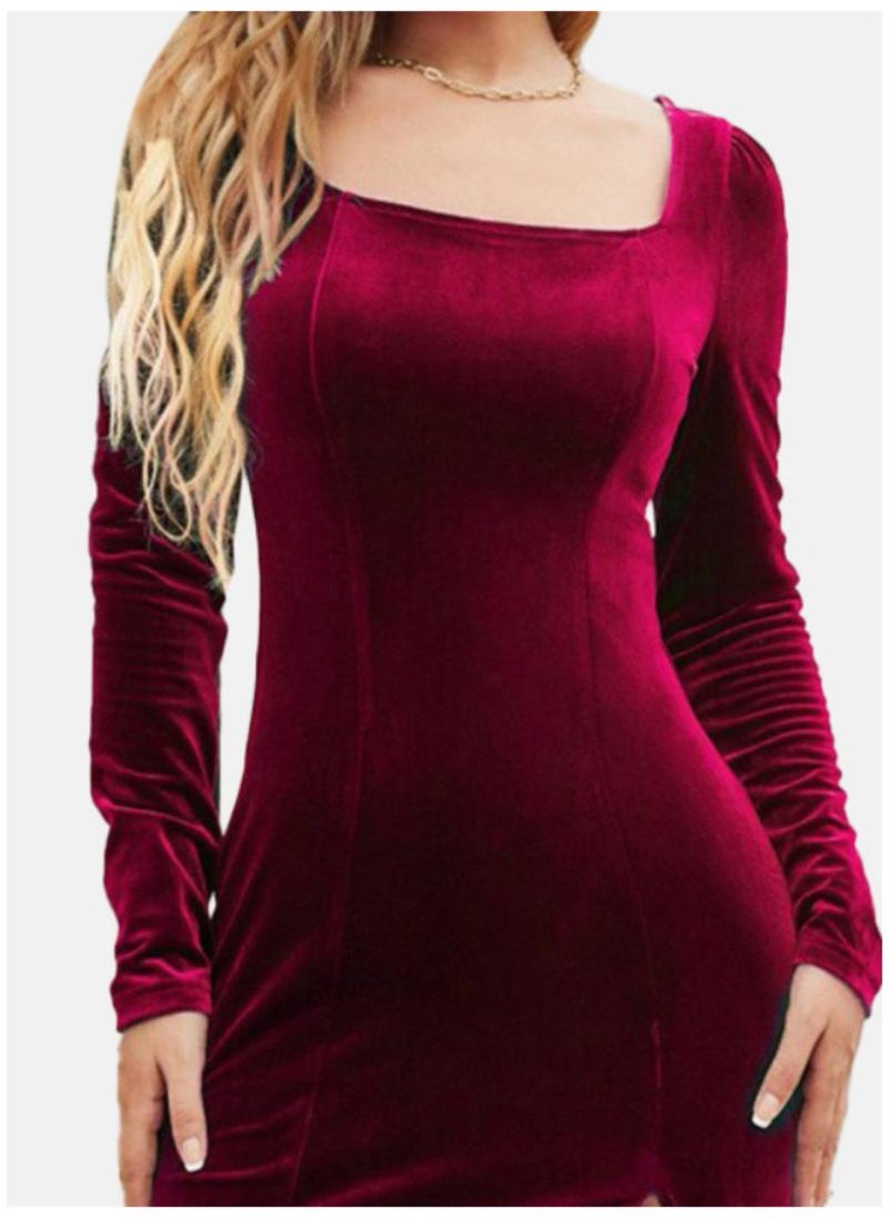 Velvet Mini Dress