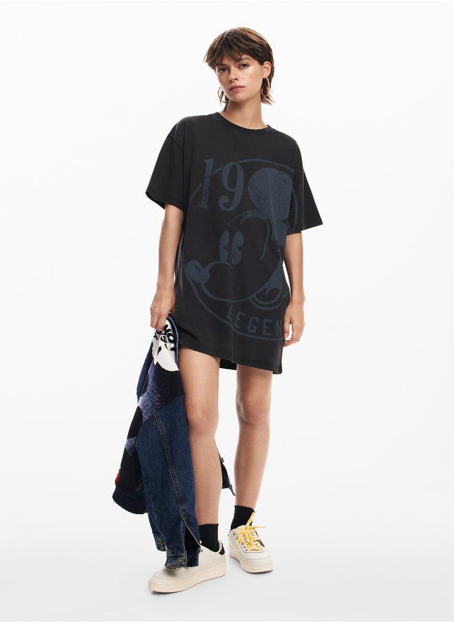 Oversized Graphic Dress
