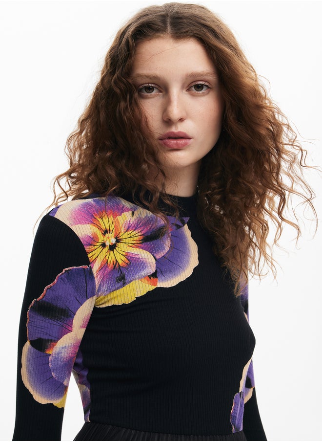 Floral Pleated Dress