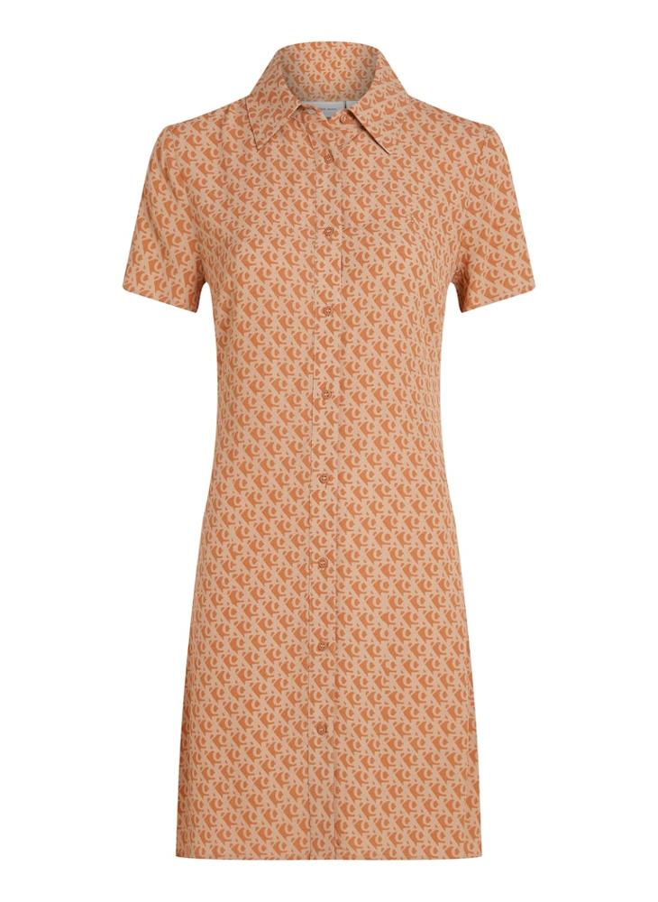Collared A-Line Dress
