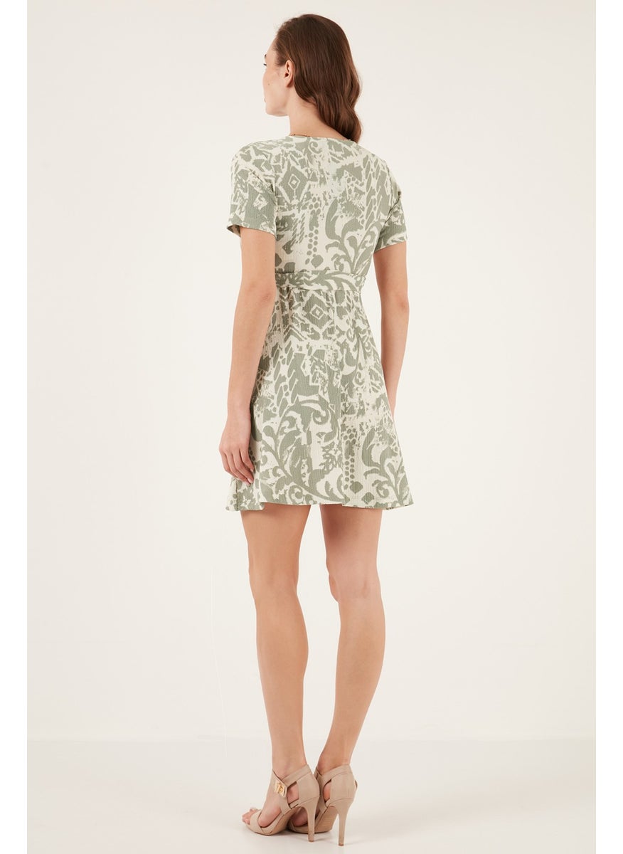 Printed Mini Dress