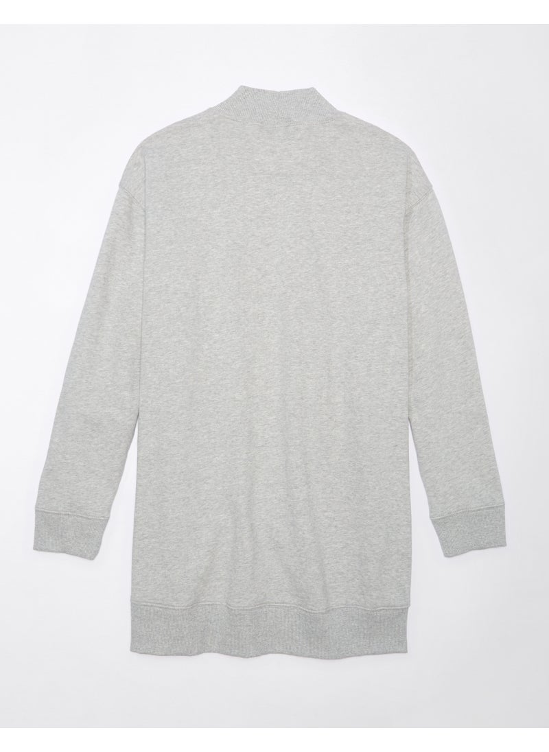 Mockneck Sweatshirt Dress