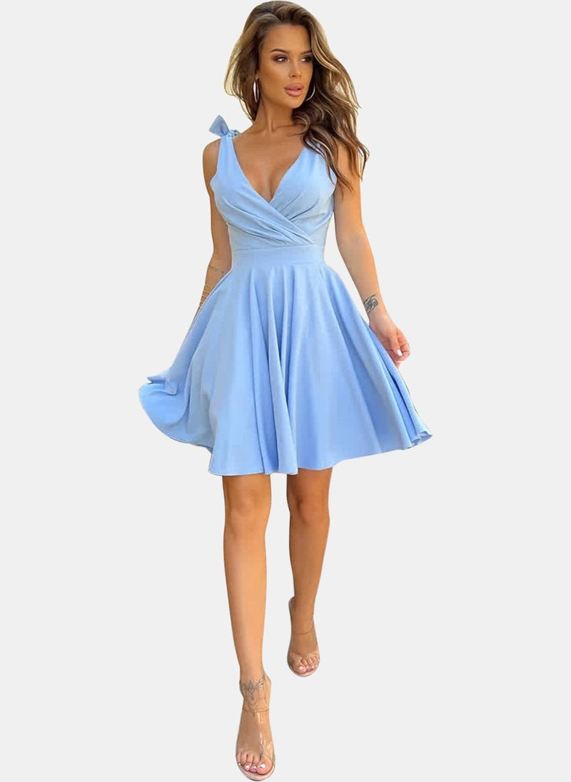 Light Blue Mini Dress
