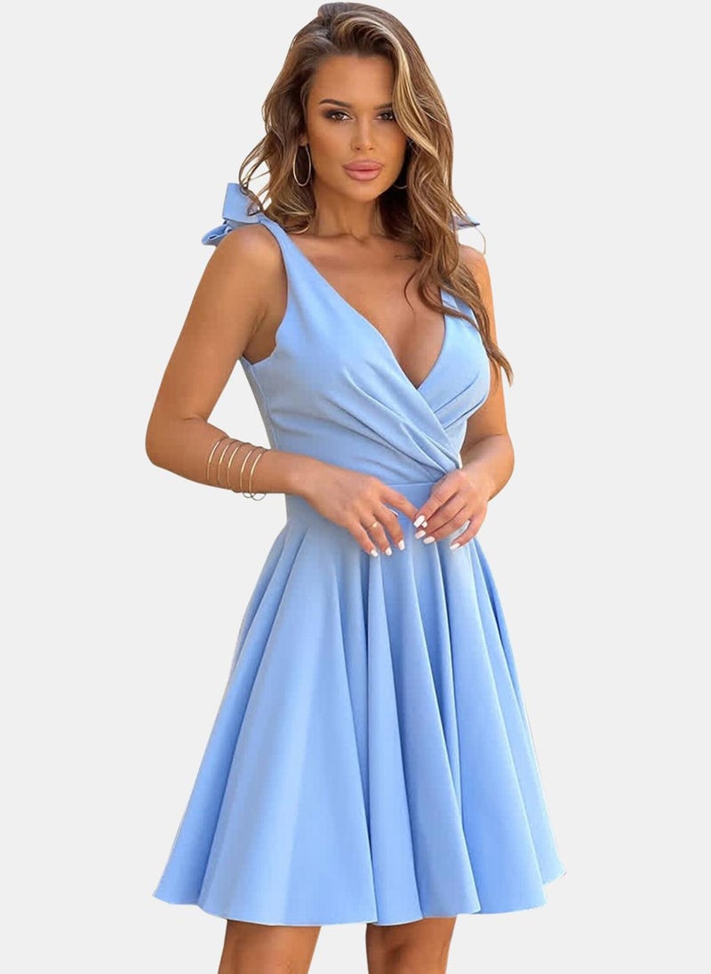 Light Blue Mini Dress