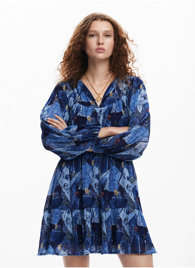 Printed Tiered Dress