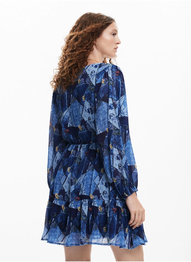 Printed Tiered Dress