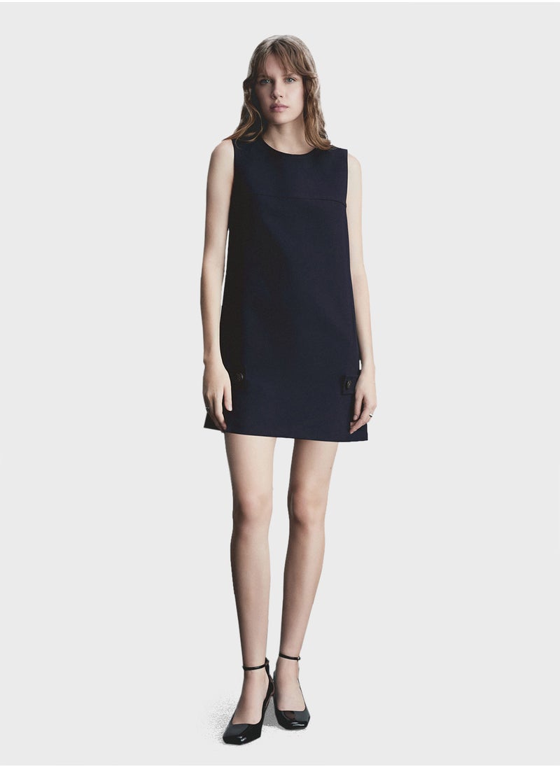 Button Detailed Dress