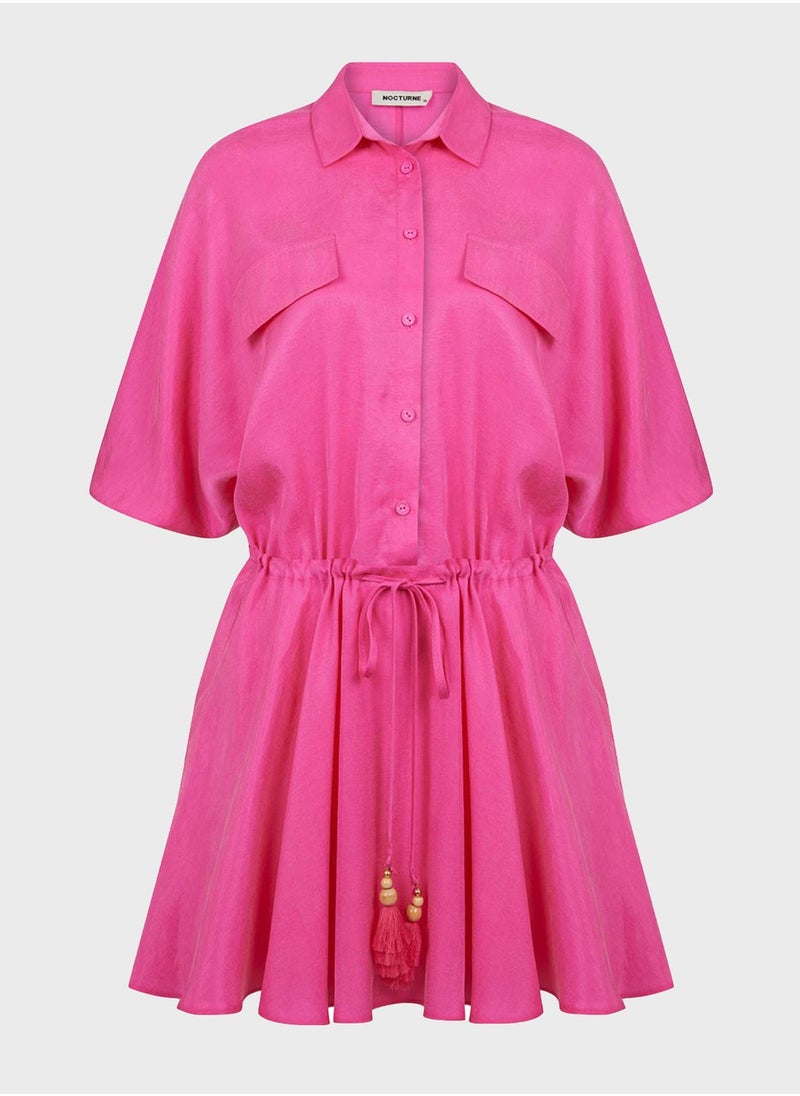 Shirred Waist Dress
