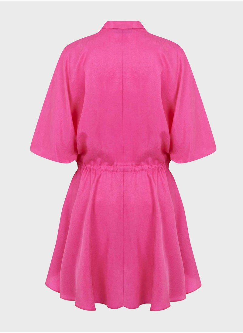 Shirred Waist Dress