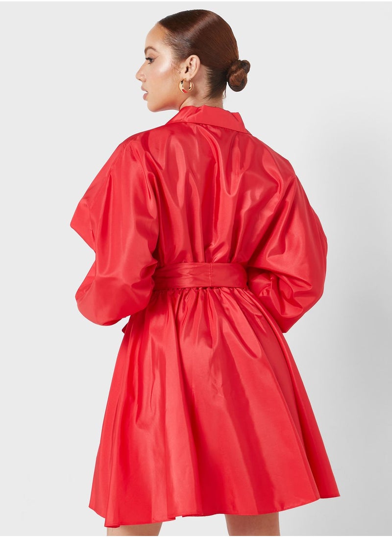 Rose Accent Dress