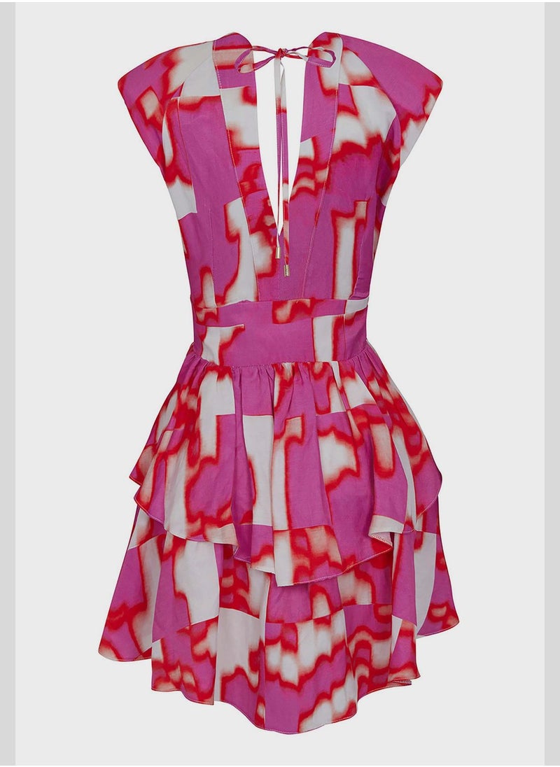 Ruffled Tiered Dress