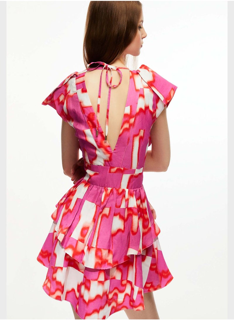 Ruffled Tiered Dress