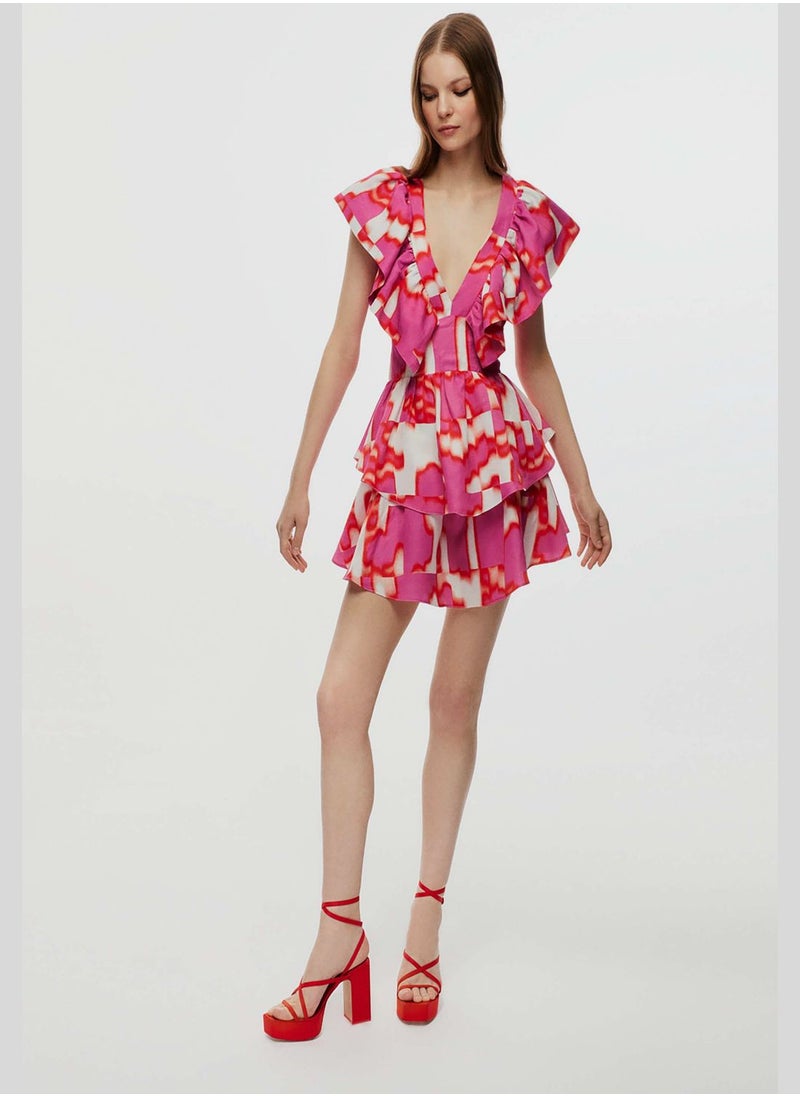 Ruffled Tiered Dress