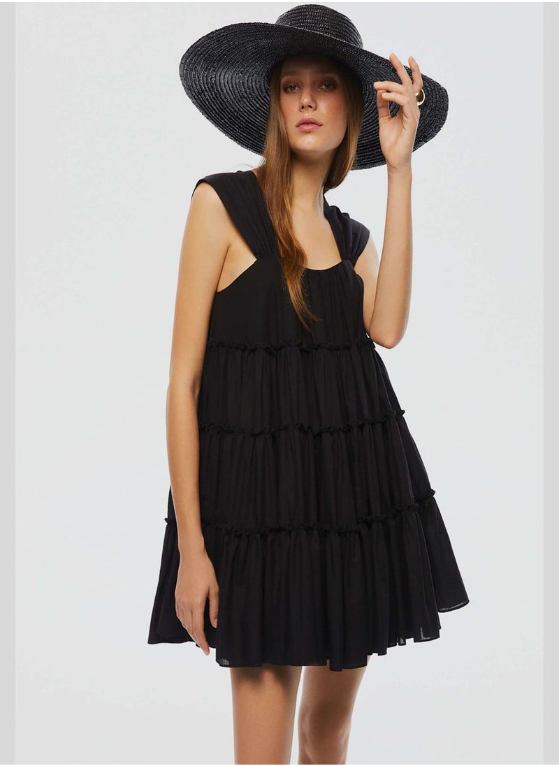 Tiered Mini Dress
