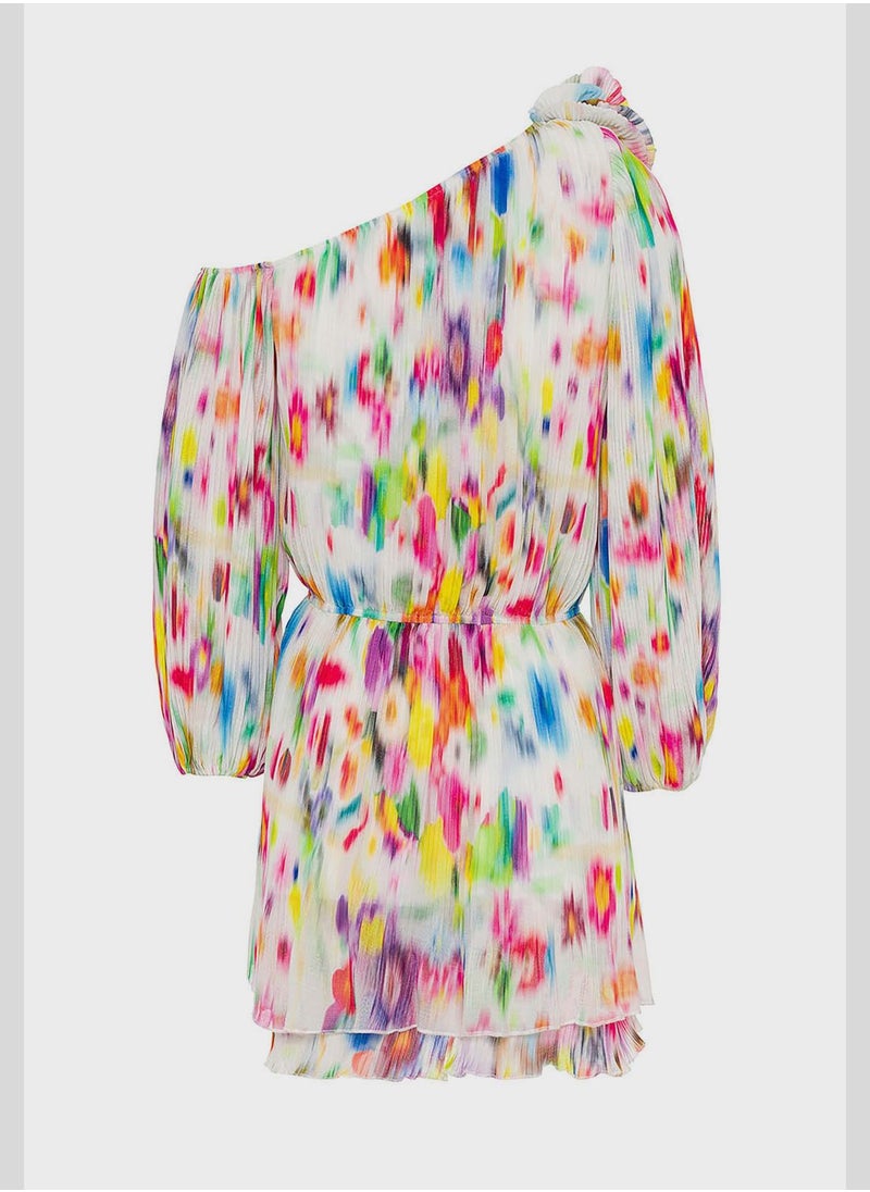 Watercolor Mini Dress