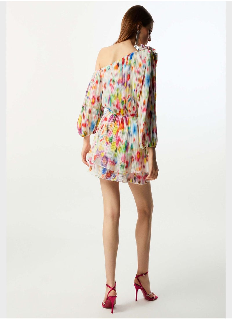 Watercolor Mini Dress