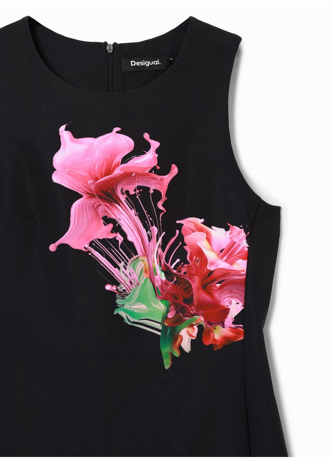 Floral Print Mini Dress