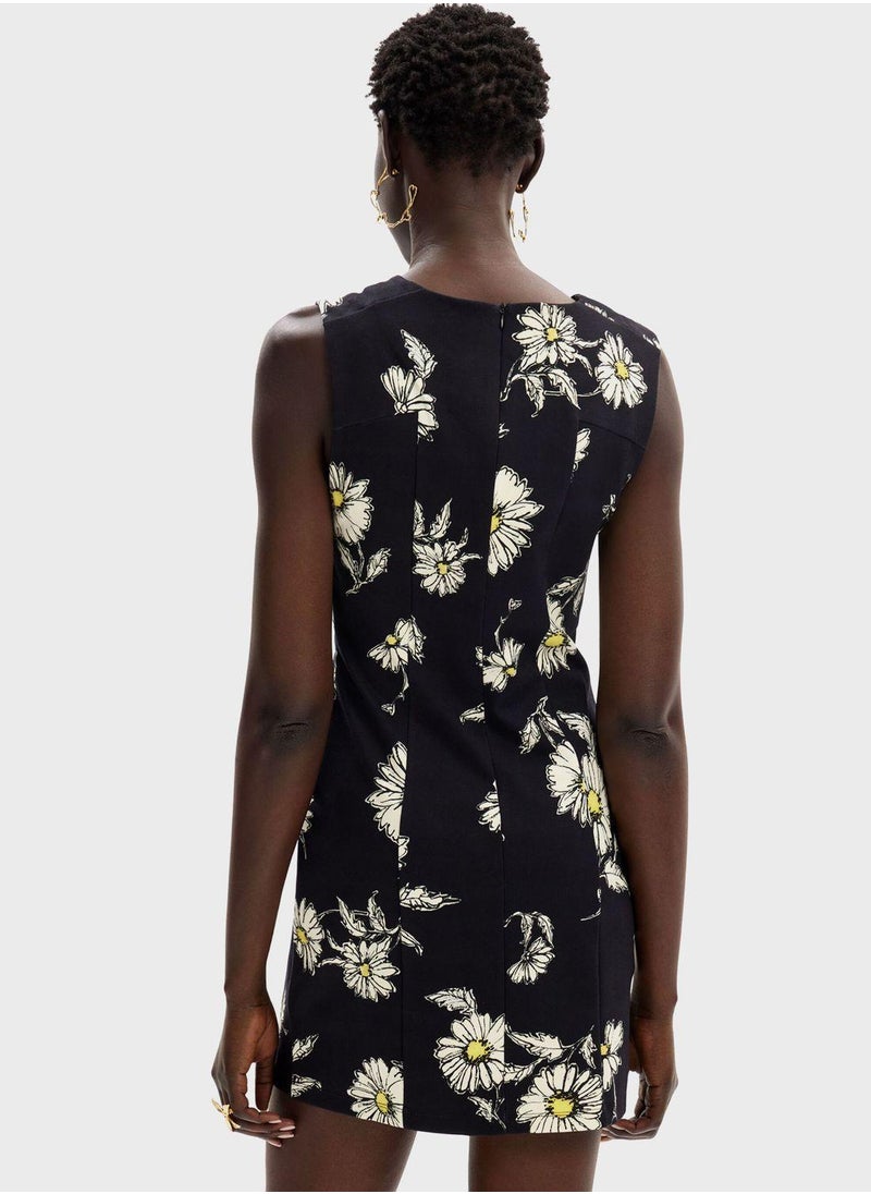Floral Sleeveless Dress