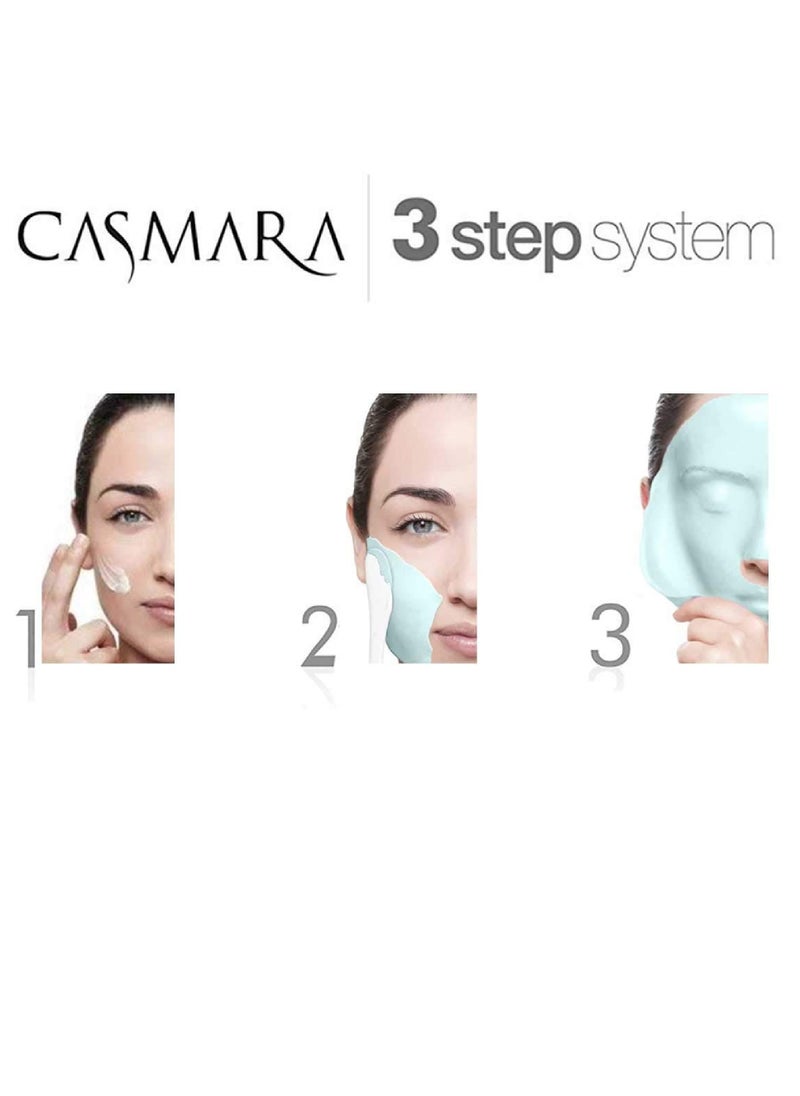 Casmara Hydra Algae Peel-Off Mask Kit, 100ml – Moisturizing & Firming Face Mask, Unscented, Soothing Skincare for All Skin Types, Professional Spa-Quality Results