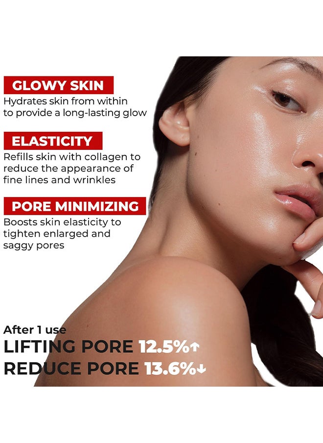 MDP+ RED LACTO COLLAGEN WRAPPING MASK, Glowy Skin, Skin Elasticity, Pore Lifting 70 ml