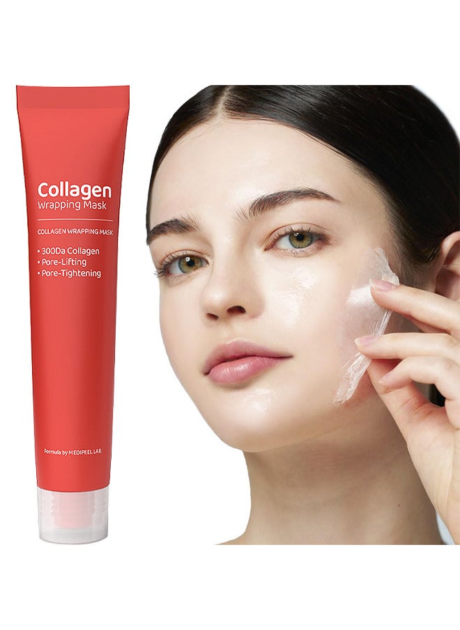 MDP+ RED LACTO COLLAGEN WRAPPING MASK, Glowy Skin, Skin Elasticity, Pore Lifting 70 ml