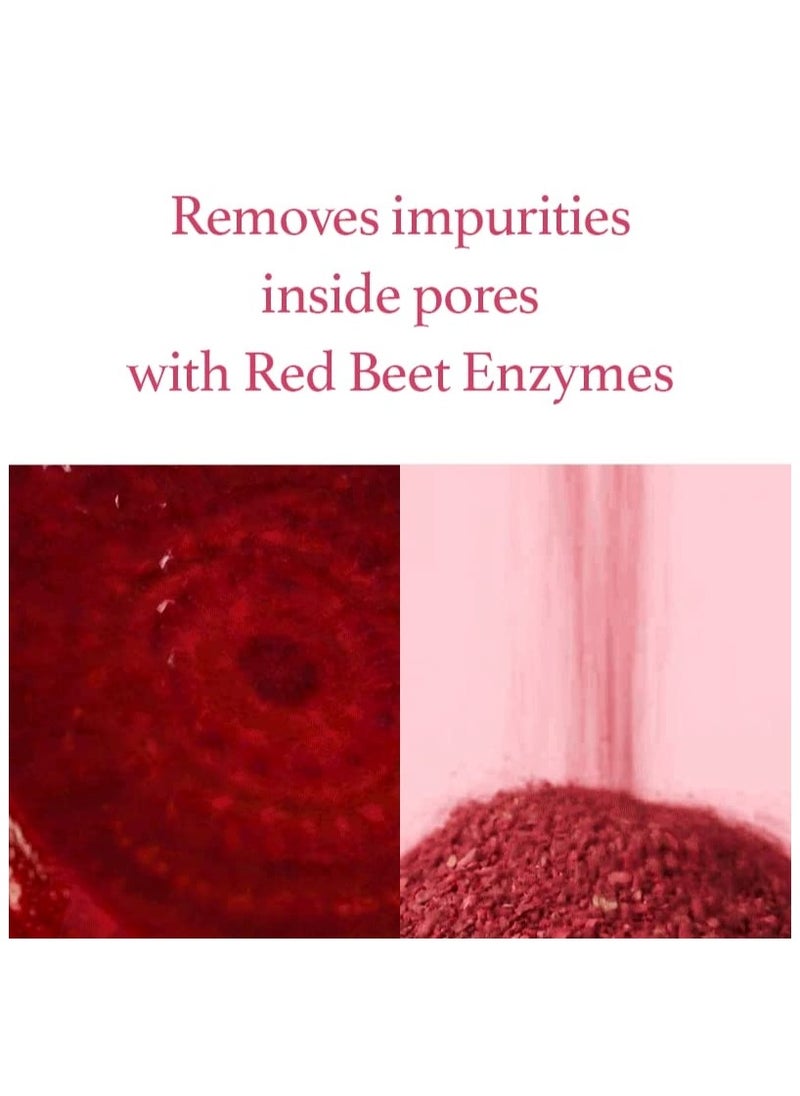 I’m From Beet Purifying Mask, Deep moisturizing wash-off clay mask,1.5% red beet enzyme, clean the pores and control sebum, soothing effect for dry, dull, sensitive skin - 3.88oz (110g)