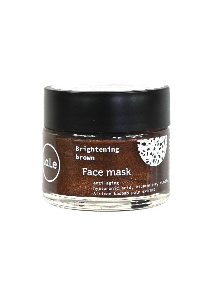 CREAMY BROWN FACE MASK - brightening