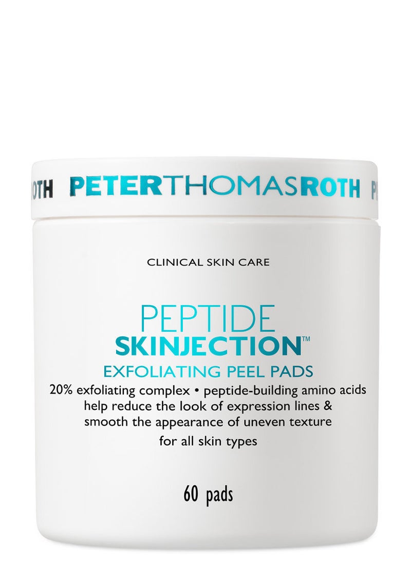 Peptide Skinjection Exfoliating Peel 60 Pads